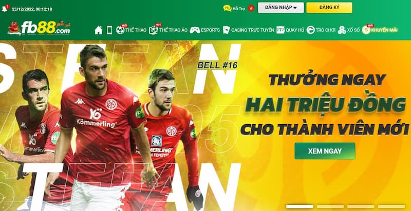 Thông tin về FB88 thưởng 2.000.000 cho hội viên mới